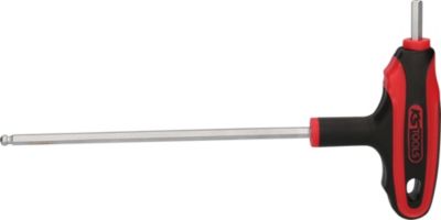 KS Tools - 151.8134 - Clé mâle 6 pans à tête sphérique à poignée en T, 5 mm