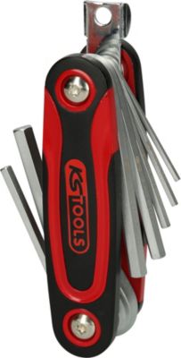 KS TOOLS - 158.3540 - Jeu de 8 clés mâles 6 pans sur monture
