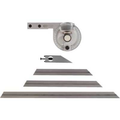 KS Tools 300.0207 mesureur d'angle manuel 300 mm, acier inoxydable.