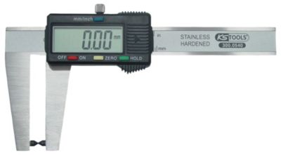 KS Tools - 300.0540 - Calibre à coulisse en inox digital pour disques de frein, 0-60 mm