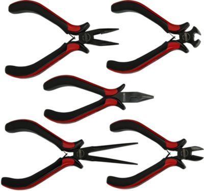 KS Tools - 500.7020 - Jeu de 5 pinces électroniques