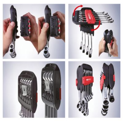 KS Tools - 503.4620 - Jeu de 10 clés mixtes à cliquet reversible GEARplus