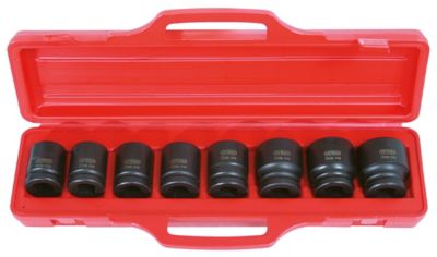 Douille choc 6 pans 1 pouce 90 mm. Conçue pour travaux intensifs