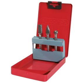 KS Tools - 515.3203 - Jeu de 3 fraises HM, diamètre 10 mm x queue 6 mm