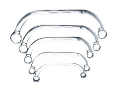 KS Tools - 518.0850 - Jeu de 5 clés polygonales demi-lune