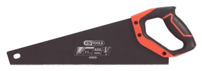 KS Tools - 907.2501 - Scie égoine travaux de precision 400mm, 3 angles de coupe 11TPI, poignée bi-mat.