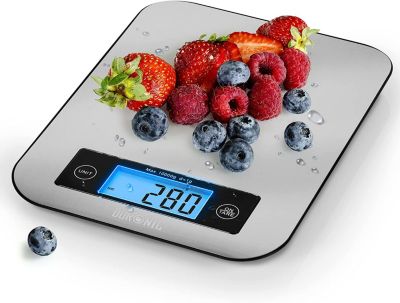 KS1007 Balance de cuisine Capacité 10 kg Affichage numérique Ajout de poids Précision 1 g Pâtisserie Courrier Duronic
