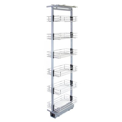 KuKoo Garde-Manger Coulissant de Cuisine 190-220cm Hauteur