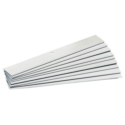 L'OUTIL PARFAIT Lame de raclette Ref 1607 pour sol et vitre lot de 10