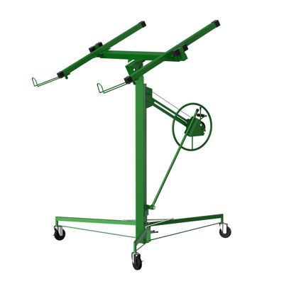 Lève-plaques XXL - Capacité 68kg, Hauteur Réglable 140-325cm,Vert