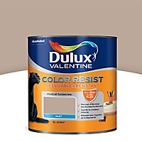La peinture murs et boiseries Dulux Valentine Color resist noyer brut aspect mat de 1L