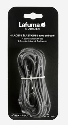 Kit De 4 élastiques De Rechange Pour Transat Lafuma - 2 Longs (2.25m) Et 2 Courts (1.5m) - 8