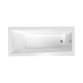 Laguna Idea Plus Baignoire rectangulaire,160x75 cm, acrylique, gauche et droite, Blanc (ID1600PLUS)