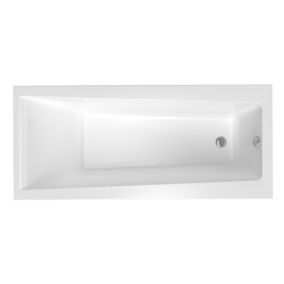 Laguna Idea Plus Baignoire rectangulaire, 170x75 cm, acrylique, gauche et droite, Blanc (ID1700PLUS)