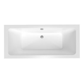 Laguna Nora Plus Baignoire rectangulaire, 180x80 cm acrylique, gauche et droite, Blanc (NO1800PLUS)