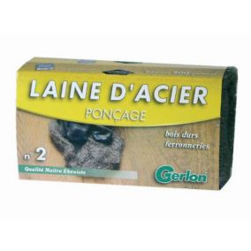 Laine d'acier de ponçage Gerlon 200g