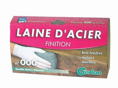 Laine d'acier finition n°000 Gerlon 200g