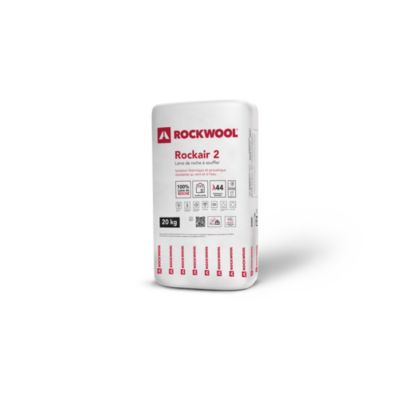 Laine de roche en vrac Rockwool Rockair 2 à souffler - 20kg (vendu au sachet)