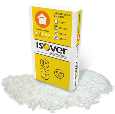 Laine de verre à souffler Isover Techwool 17,3kg R. 7 m²K/W (vendu au — free download