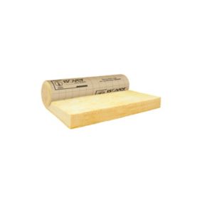 Rouleau isolant TI 212 en laine de verre revêtu pour murs intérieurs L. 5,7  m x l. 1,2 m Ép. 200 mm - R=5,0 m².K/W