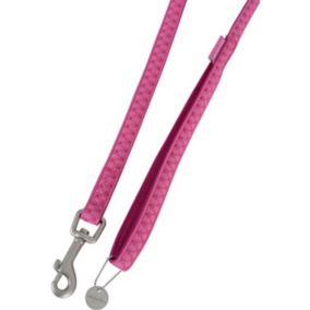 Laisse Mc Leather 10mm L.1,2 m fushia