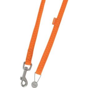 Laisse Mc Leather 10mm L.1,2 m orange