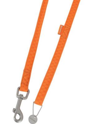 Laisse Mc Leather 15mm L.1,2 m orange