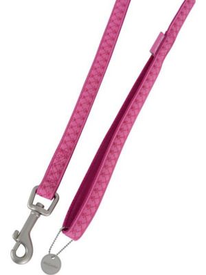 Laisse Mc Leather 25mm L.1,2 m fushia