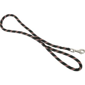 Laisse nylon corde 13mm L.1,20 m noir
