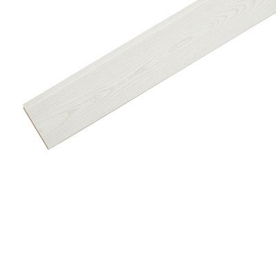 Lambris MDF frêne blanc (vendu à la botte)