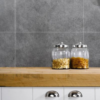 Lambris PVC Béton Gris clair (vendu à la botte)