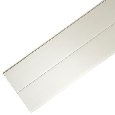 Lambris PVC Blanc go 2600x375x8mm (vendu à la botte)