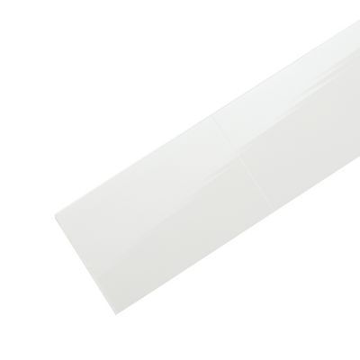 Lambris PVC Blanc laque (vendu à la botte)