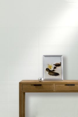 Lambris PVC Blanc laque (vendu à la botte)