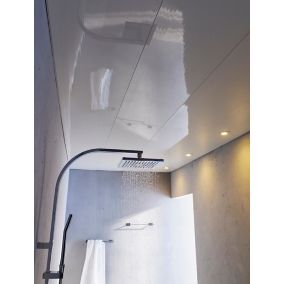 Lambris pvc pour salle de bain : pour plafond / mural