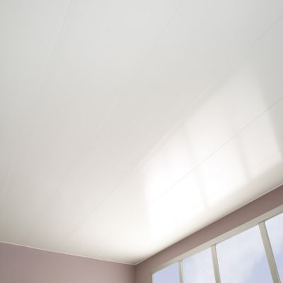 Lambris PVC Colours Blanc Mat 4m (vendu à la botte)