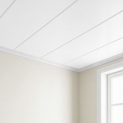 Lambris PVC Colours Blanc Mat 4m (vendu à la botte)
