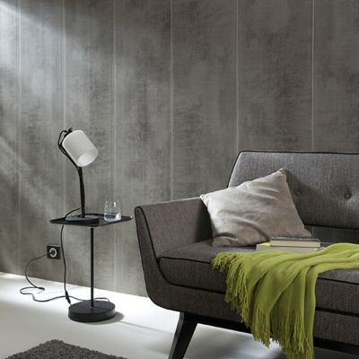 Lambris PVC Evolution 3000 béton foncé (vendu à la botte)