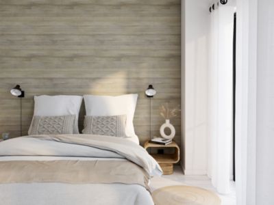 Lambris pvc Grosfillex Elementwood Datcha gris (vendu à la botte)
