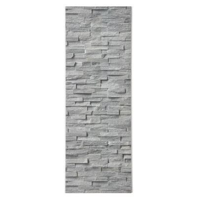 Lambris PVC parement Gris 260 x 25 cm (vendu à la botte)