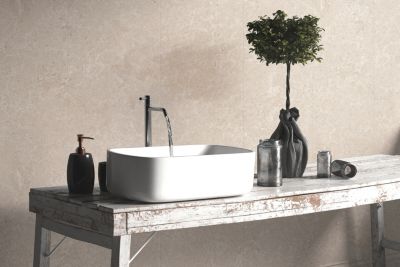 Lambris PVC Travertino beige 37,5 x 260 cm