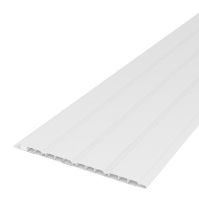 Lambris PVC blanc 2,6m (vendu à la botte)