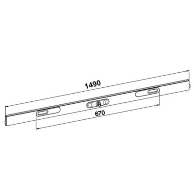 Lame avec serrure recoupable, enroulement extérieur, blanc