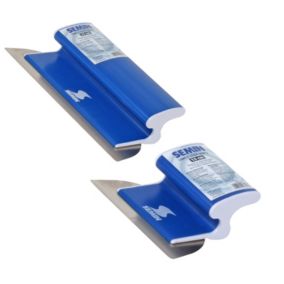 Lame CE 78 pour Enduire et Lisser, 15 cm Semin et Lame CE 78 pour Enduire et Lisser, 25 cm