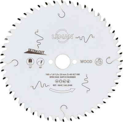 lame circ hm fine d165x20x1,6 48z alt pos bois - 964c.165.2048 - leman
