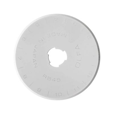 Lame circulaire 45 mm OLFA Rotary RB45-1, acier tungstène, 1 pièce - CARPENTRAS SIGN - OL49225