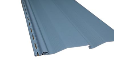 Lame de Bardage vinyle D4,5DL double ourlet de clouage  Gris indigo 3,68m
