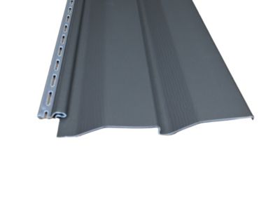 Lame de Bardage vinyle D4,5DL gamme Sentry  Gris fusil 3,68m