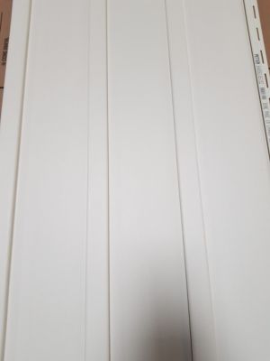 Lame de Bardage vinyle Planche et latte Ecru  3,04m
