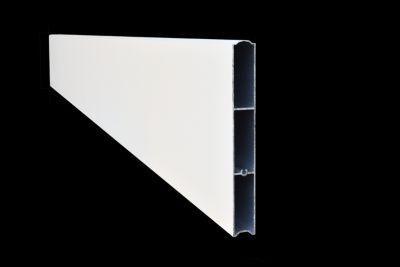 Lame de clôture aluminium pleine Blanche - Haut 20 cm x Long 200 cm
